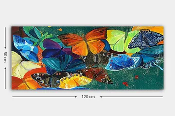 Canvastavla YTY Animals Flerfärgad - 120x50 cm - Inredning & dekor - Tavlor & konst - Canvastavla
