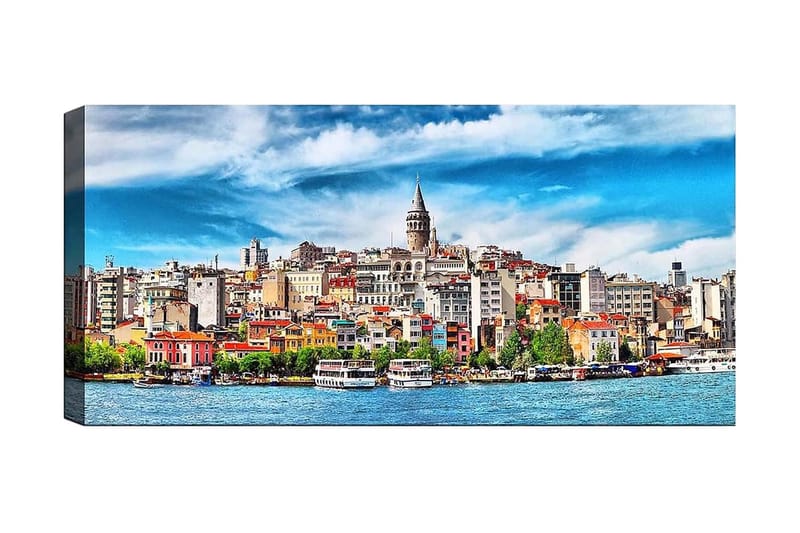 Canvastavla YTY Buildings & Cityscapes Flerfärgad - 120x50 cm - Inredning & dekor - Tavlor & konst - Canvastavla