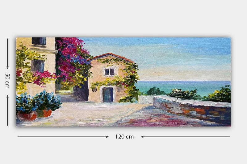 CANVASTAVLA YTY Buildings & Cityscapes Flerfärgad 120x50 cm - Inredning & dekor - Tavlor & konst - Canvastavla