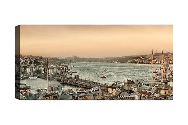 CANVASTAVLA YTY Buildings & Cityscapes Flerfärgad 120x50 cm - Inredning & dekor - Tavlor & konst - Canvastavla