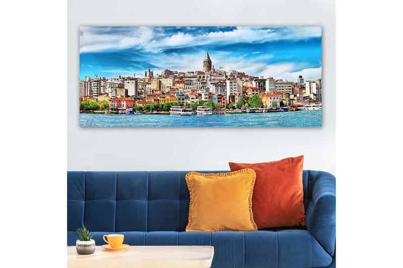 CANVASTAVLA YTY Buildings & Cityscapes Flerfärgad 120x50 cm - Inredning & dekor - Tavlor & konst - Canvastavla