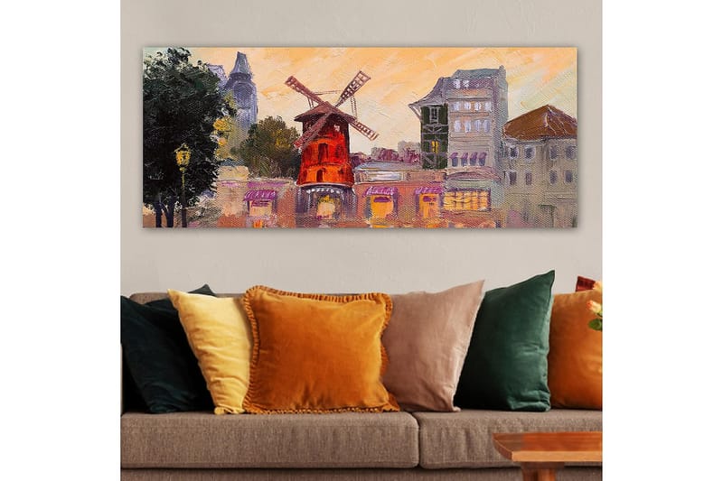 CANVASTAVLA YTY Buildings & Cityscapes Flerfärgad 120x50 cm - Inredning & dekor - Tavlor & konst - Canvastavla