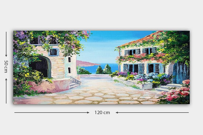 CANVASTAVLA YTY Buildings & Cityscapes Flerfärgad 120x50 cm - Inredning & dekor - Tavlor & konst - Canvastavla