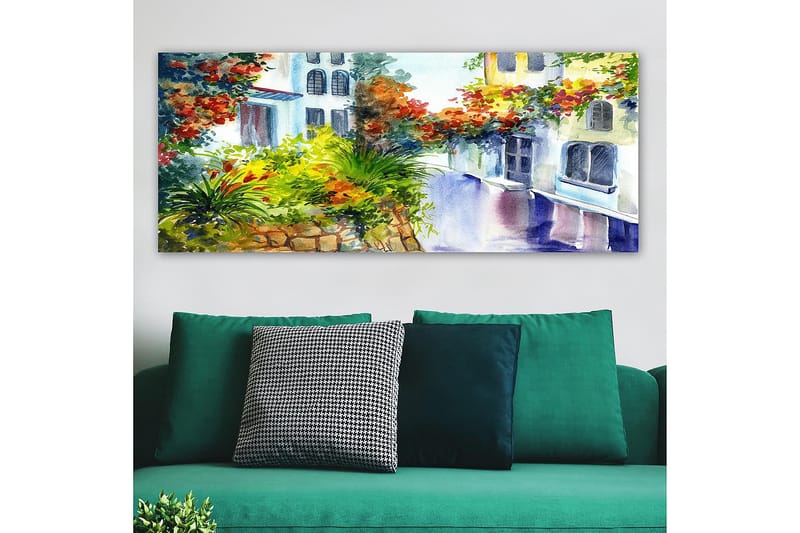 CANVASTAVLA YTY Buildings & Cityscapes Flerfärgad 120x50 cm - Inredning & dekor - Tavlor & konst - Canvastavla