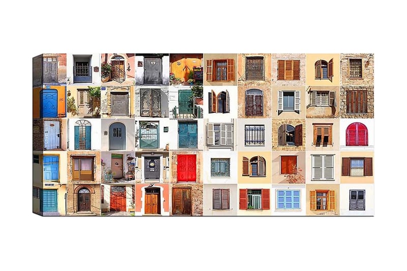 CANVASTAVLA YTY Buildings & Cityscapes Flerfärgad 120x50 cm - Inredning & dekor - Tavlor & konst - Canvastavla