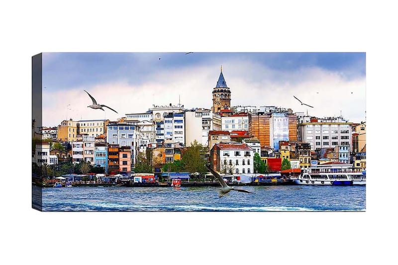 CANVASTAVLA YTY Buildings & Cityscapes Flerfärgad 120x50 cm - Inredning & dekor - Tavlor & konst - Canvastavla