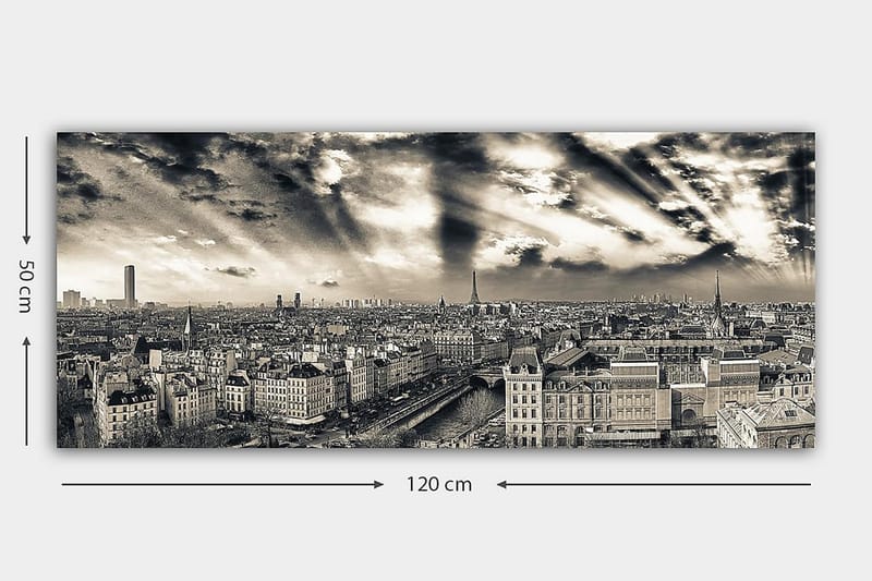 CANVASTAVLA YTY Buildings & Cityscapes Flerfärgad 120x50 cm - Inredning & dekor - Tavlor & konst - Canvastavla
