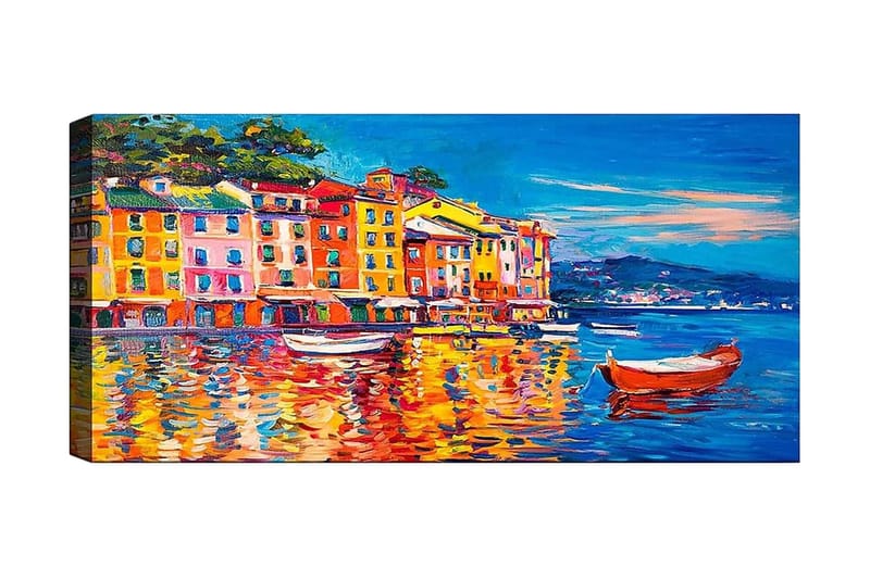 CANVASTAVLA YTY Buildings & Cityscapes Flerfärgad 120x50 cm - Inredning & dekor - Tavlor & konst - Canvastavla