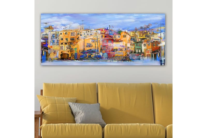 CANVASTAVLA YTY Buildings & Cityscapes Flerfärgad 120x50 cm - Inredning & dekor - Tavlor & konst - Canvastavla