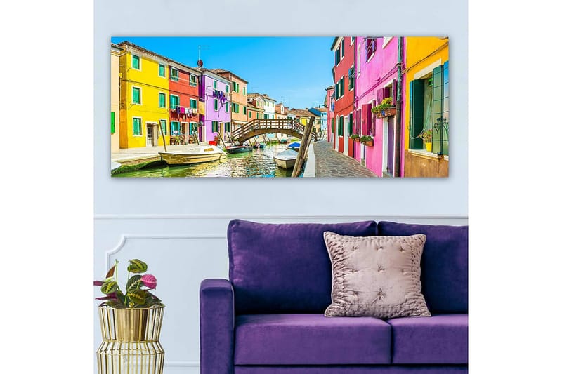 CANVASTAVLA YTY Buildings & Cityscapes Flerfärgad 120x50 cm - Inredning & dekor - Tavlor & konst - Canvastavla