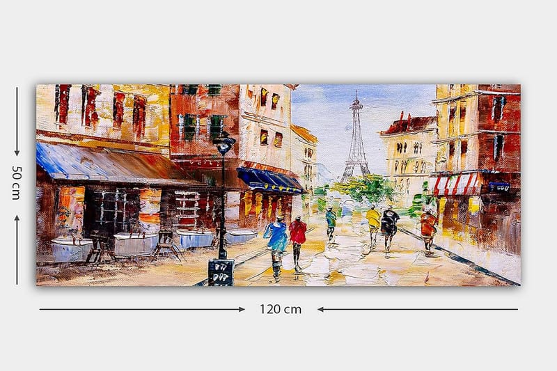 CANVASTAVLA YTY Buildings & Cityscapes Flerfärgad 120x50 cm - Inredning & dekor - Tavlor & konst - Canvastavla