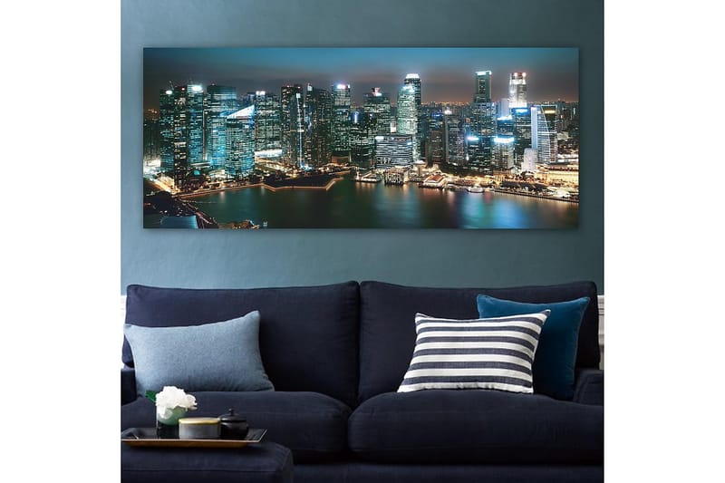 CANVASTAVLA YTY Buildings & Cityscapes Flerfärgad 120x50 cm - Inredning & dekor - Tavlor & konst - Canvastavla