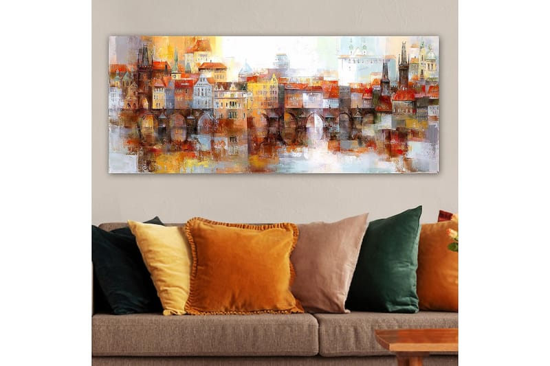 CANVASTAVLA YTY Buildings & Cityscapes Flerfärgad 120x50 cm - Inredning & dekor - Tavlor & konst - Canvastavla