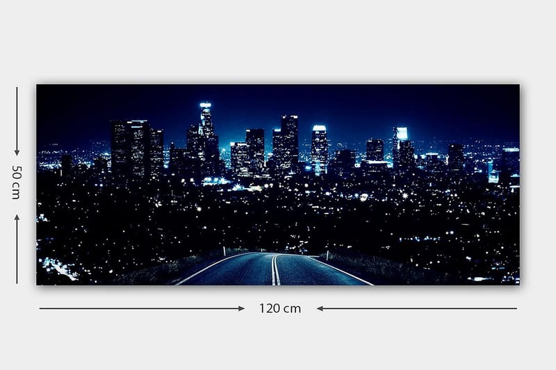 CANVASTAVLA YTY Buildings & Cityscapes Flerfärgad 120x50 cm - Inredning & dekor - Tavlor & konst - Canvastavla