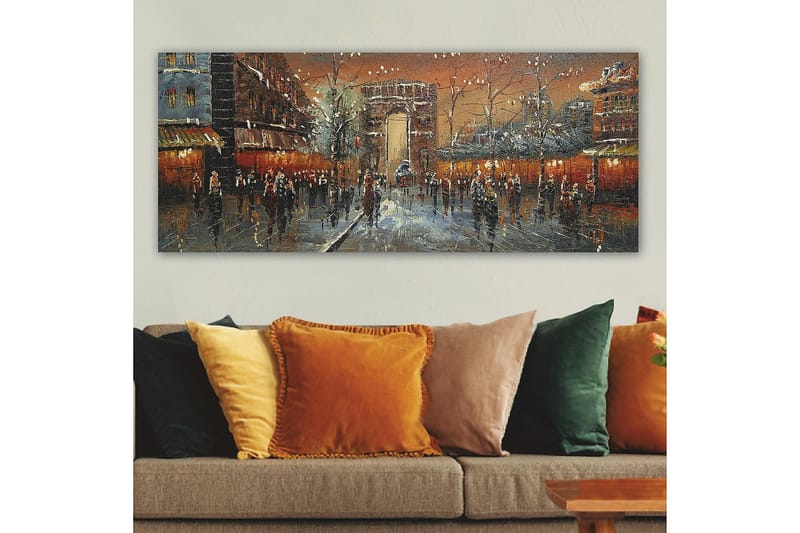 CANVASTAVLA YTY Buildings & Cityscapes Flerfärgad 120x50 cm - Inredning & dekor - Tavlor & konst - Canvastavla