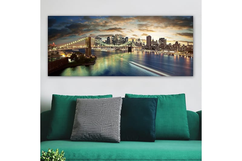 CANVASTAVLA YTY Buildings & Cityscapes Flerfärgad 120x50 cm - Inredning & dekor - Tavlor & konst - Canvastavla