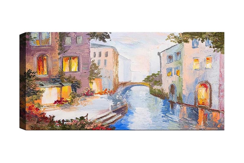 CANVASTAVLA YTY Buildings & Cityscapes Flerfärgad 120x50 cm - Inredning & dekor - Tavlor & konst - Canvastavla