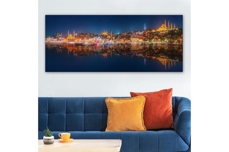CANVASTAVLA YTY Buildings & Cityscapes Flerfärgad 120x50 cm - Inredning & dekor - Tavlor & konst - Canvastavla