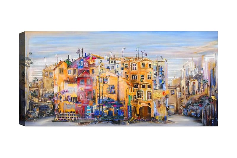 CANVASTAVLA YTY Buildings & Cityscapes Flerfärgad 120x50 cm - Inredning & dekor - Tavlor & konst - Canvastavla