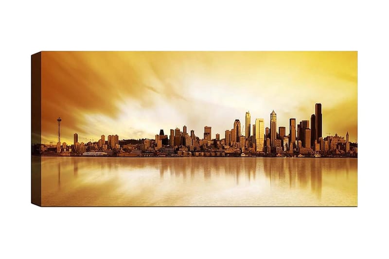 CANVASTAVLA YTY Buildings & Cityscapes Flerfärgad 120x50 cm - Inredning & dekor - Tavlor & konst - Canvastavla