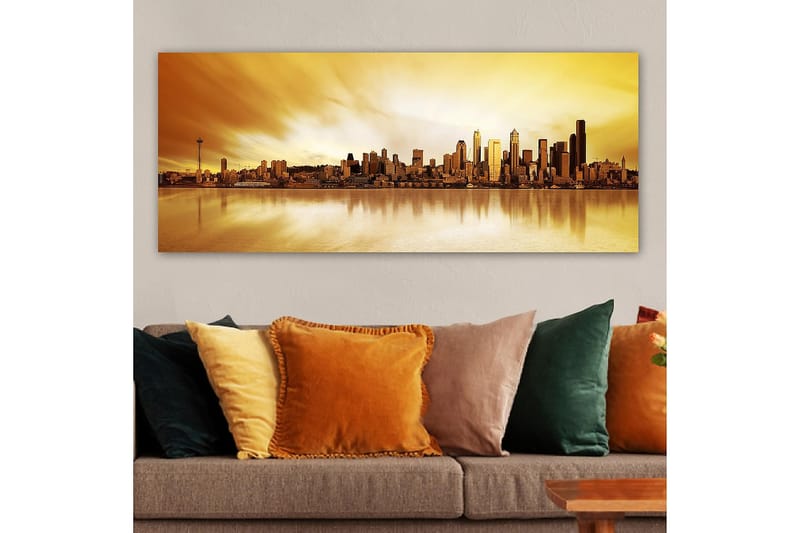 CANVASTAVLA YTY Buildings & Cityscapes Flerfärgad 120x50 cm - Inredning & dekor - Tavlor & konst - Canvastavla
