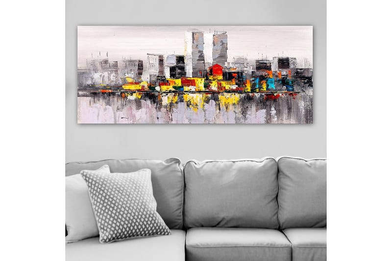 CANVASTAVLA YTY Buildings & Cityscapes Flerfärgad 120x50 cm - Inredning & dekor - Tavlor & konst - Canvastavla