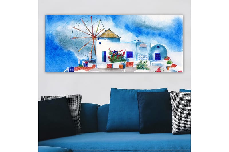 CANVASTAVLA YTY Buildings & Cityscapes Flerfärgad 120x50 cm - Inredning & dekor - Tavlor & konst - Canvastavla