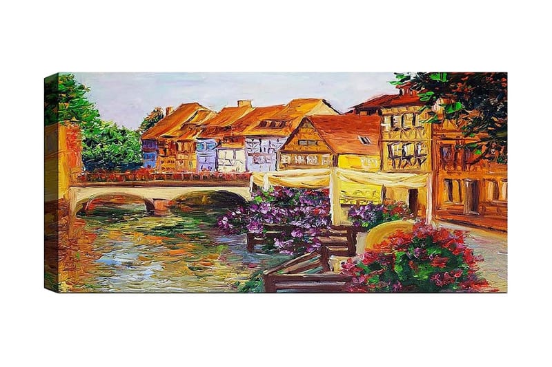 CANVASTAVLA YTY Buildings & Cityscapes Flerfärgad 120x50 cm - Inredning & dekor - Tavlor & konst - Canvastavla