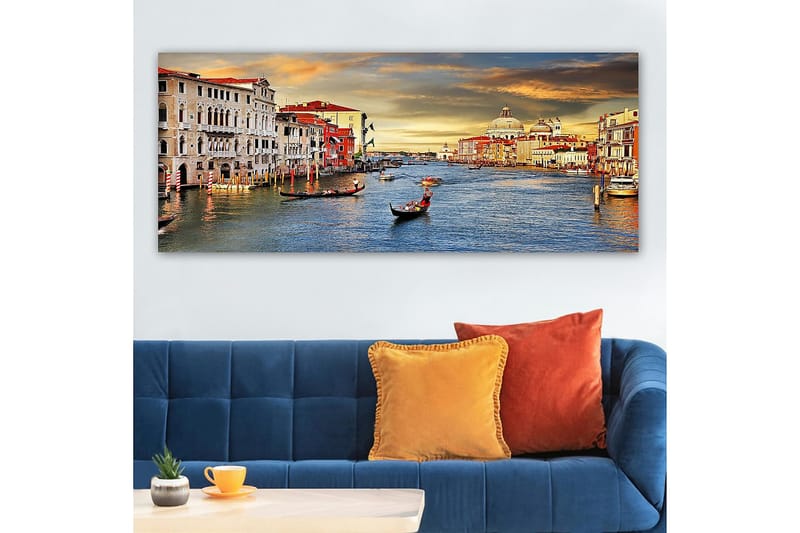 CANVASTAVLA YTY Buildings & Cityscapes Flerfärgad 120x50 cm - Inredning & dekor - Tavlor & konst - Canvastavla