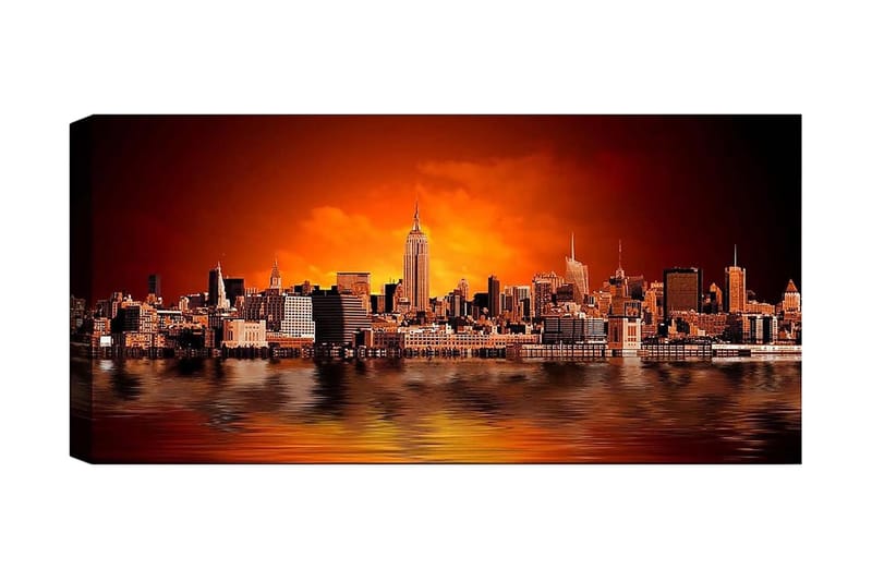 CANVASTAVLA YTY Buildings & Cityscapes Flerfärgad 120x50 cm - Inredning & dekor - Tavlor & konst - Canvastavla