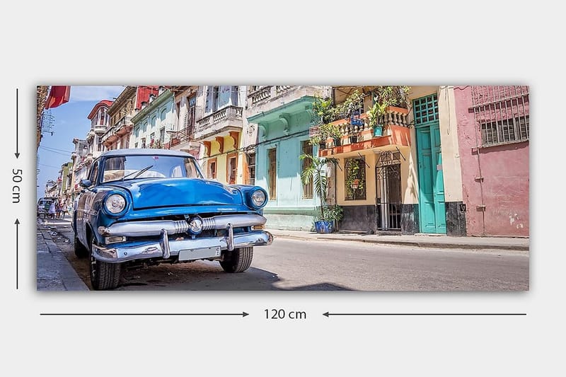 Canvastavla YTY Buildings & Cityscapes Flerfärgad - 120x50 cm - Inredning & dekor - Tavlor & konst - Canvastavla