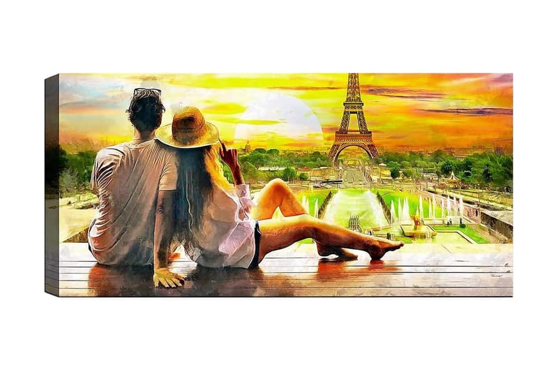 Canvastavla YTY Buildings & Cityscapes Flerfärgad - 120x50 cm - Inredning & dekor - Tavlor & konst - Canvastavla