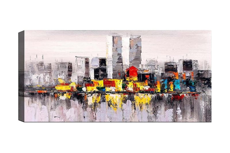 Canvastavla YTY Buildings & Cityscapes Flerfärgad - 120x50 cm - Inredning & dekor - Tavlor & konst - Canvastavla