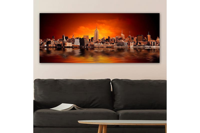Canvastavla YTY Buildings & Cityscapes Flerfärgad - 120x50 cm - Inredning & dekor - Tavlor & konst - Canvastavla