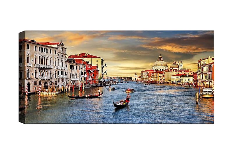 Canvastavla YTY Buildings & Cityscapes Flerfärgad - 120x50 cm - Inredning & dekor - Tavlor & konst - Canvastavla