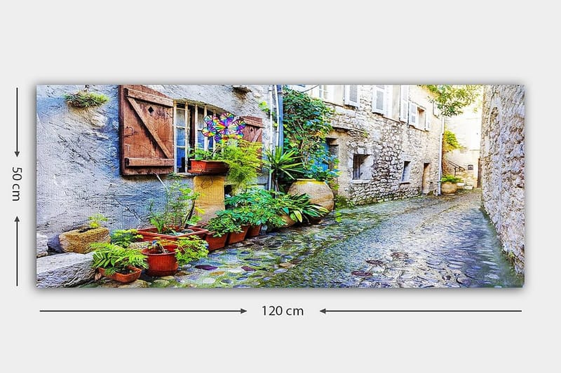 Canvastavla YTY Buildings & Cityscapes Flerfärgad - 120x50 cm - Inredning & dekor - Tavlor & konst - Canvastavla