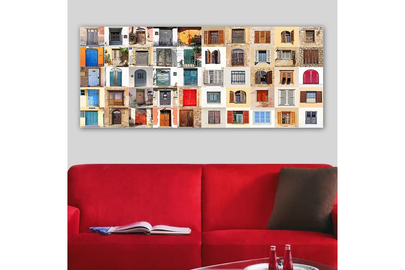 Canvastavla YTY Buildings & Cityscapes Flerfärgad - 120x50 cm - Inredning & dekor - Tavlor & konst - Canvastavla