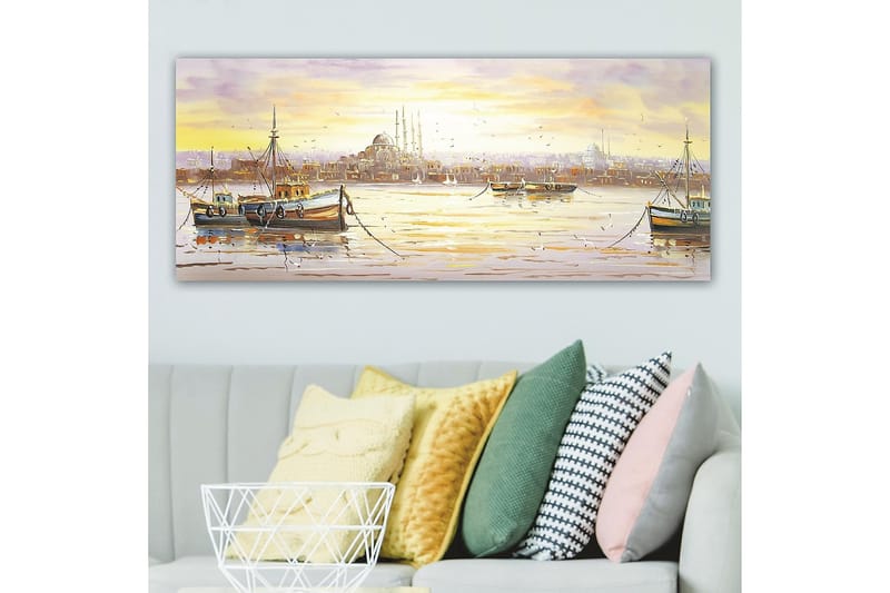 Canvastavla YTY Buildings & Cityscapes Flerfärgad - 120x50 cm - Inredning & dekor - Tavlor & konst - Canvastavla