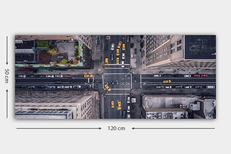 Canvastavla YTY Buildings & Cityscapes Flerfärgad - 120x50 cm - Inredning & dekor - Tavlor & konst - Canvastavla