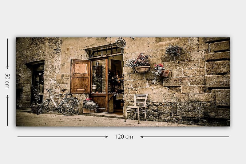 Canvastavla YTY Buildings & Cityscapes Flerfärgad - 120x50 cm - Inredning & dekor - Tavlor & konst - Canvastavla