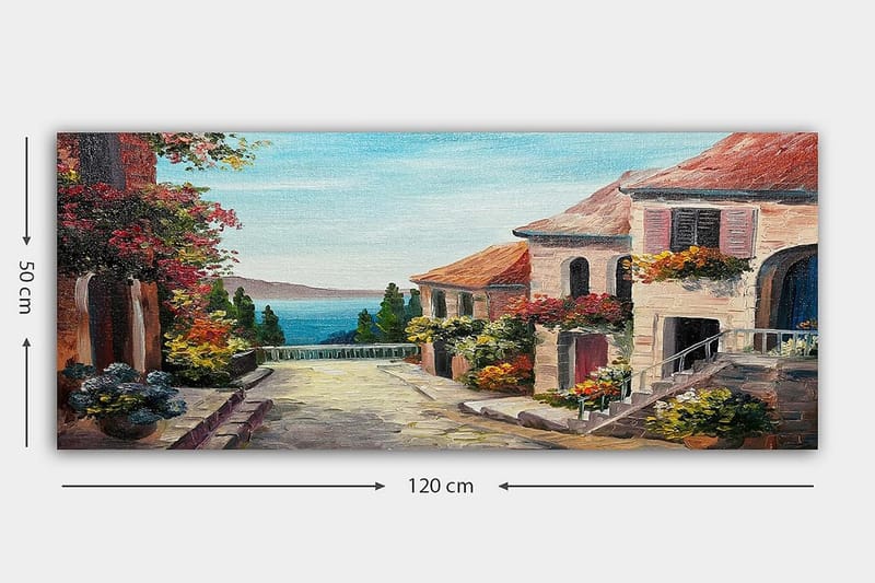 Canvastavla YTY Buildings & Cityscapes Flerfärgad - 120x50 cm - Inredning & dekor - Tavlor & konst - Canvastavla