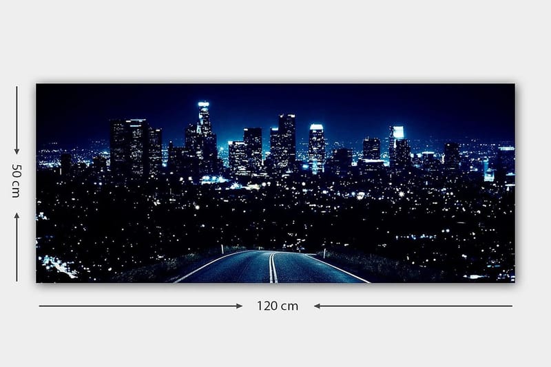 Canvastavla YTY Buildings & Cityscapes Flerfärgad - 120x50 cm - Inredning & dekor - Tavlor & konst - Canvastavla