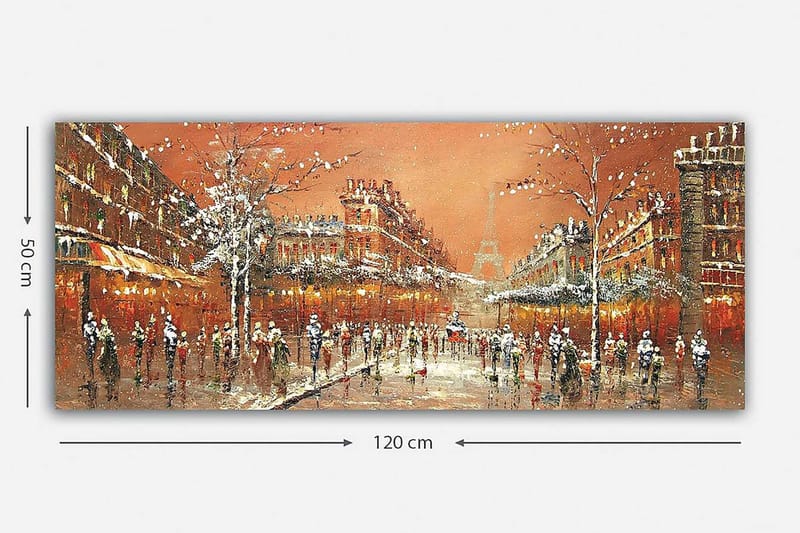 Canvastavla YTY Buildings & Cityscapes Flerfärgad - 120x50 cm - Inredning & dekor - Tavlor & konst - Canvastavla