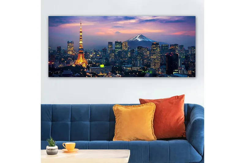 Canvastavla YTY Buildings & Cityscapes Flerfärgad - 120x50 cm - Inredning & dekor - Tavlor & konst - Canvastavla