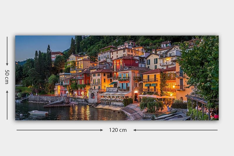 Canvastavla YTY Buildings & Cityscapes Flerfärgad - 120x50 cm - Inredning & dekor - Tavlor & konst - Canvastavla