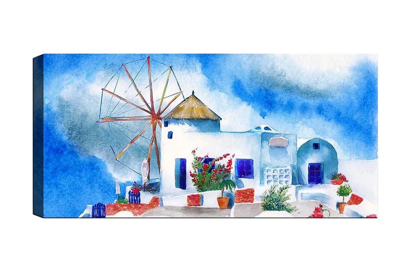 Canvastavla YTY Buildings & Cityscapes Flerfärgad - 120x50 cm - Inredning & dekor - Tavlor & konst - Canvastavla