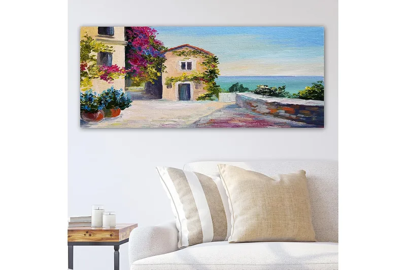 Canvastavla YTY Buildings & Cityscapes Flerfärgad - 120x50 cm - Inredning & dekor - Tavlor & konst - Canvastavla