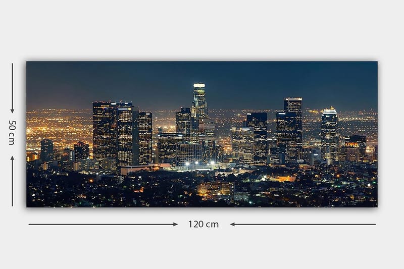 Canvastavla YTY Buildings & Cityscapes Flerfärgad - 120x50 cm - Inredning & dekor - Tavlor & konst - Canvastavla