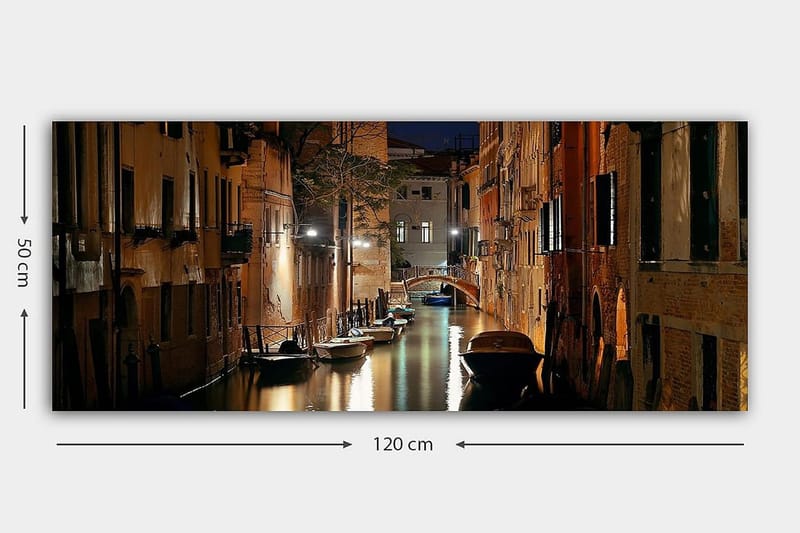 Canvastavla YTY Buildings & Cityscapes Flerfärgad - 120x50 cm - Inredning & dekor - Tavlor & konst - Canvastavla