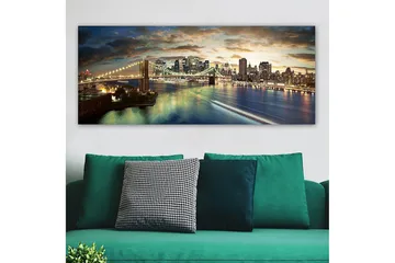 Canvastavla YTY Buildings & Cityscapes Flerfärgad - 120x50 cm - Inredning & dekor - Tavlor & konst - Canvastavla